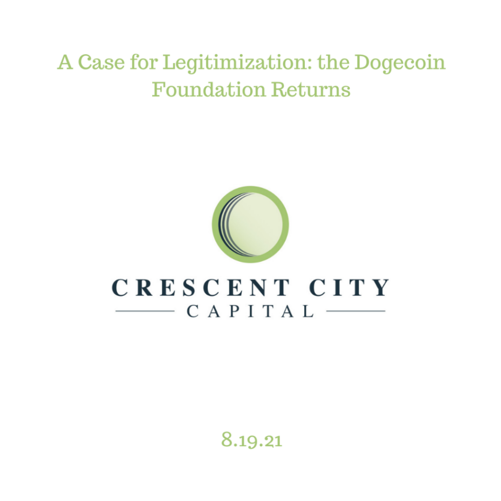 A Case for Legitimization: the Dogecoin Foundation Returns
