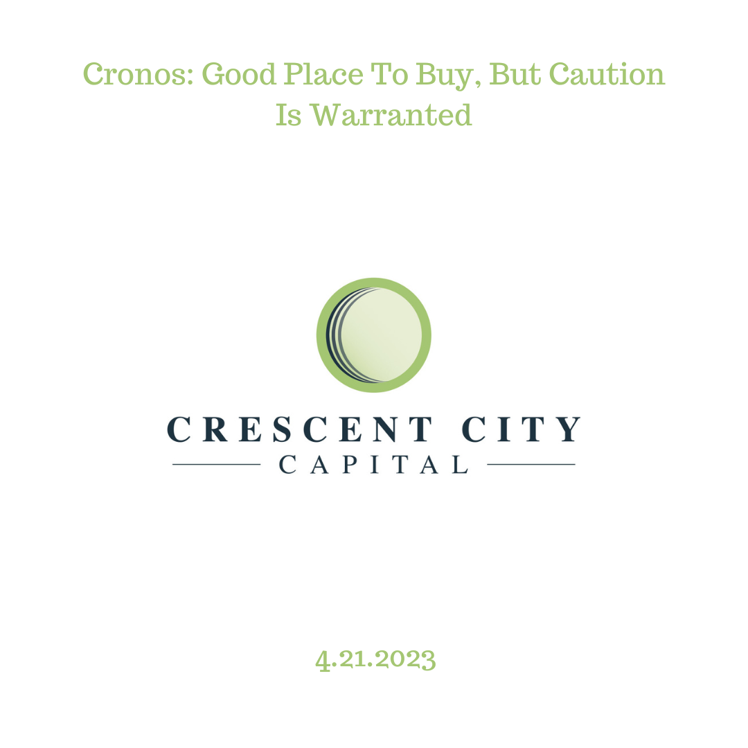 Cronos: Good Place To Buy, But Caution Is Warranted