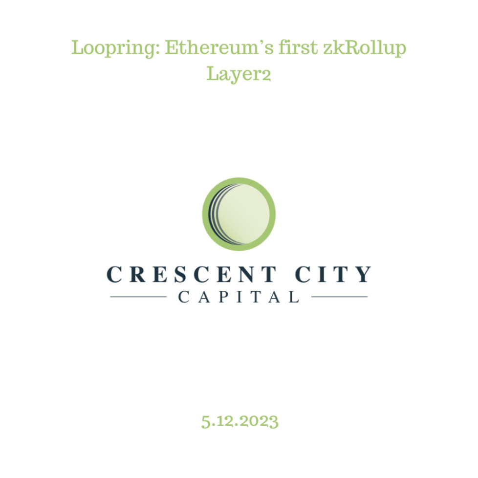 Loopring: Ethereum’s first zkRollup Layer2