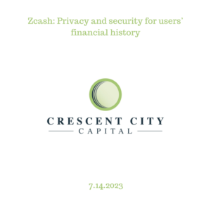 Zcash privacy and security for users’ financial history