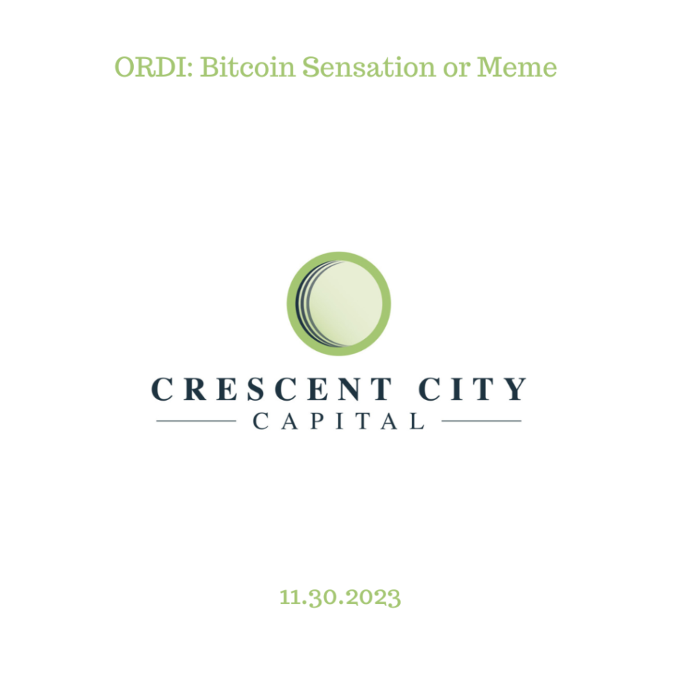 ORDI: Bitcoin Sensation or Meme