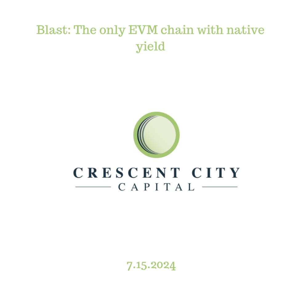 Blast: The only EVM chain with native yield